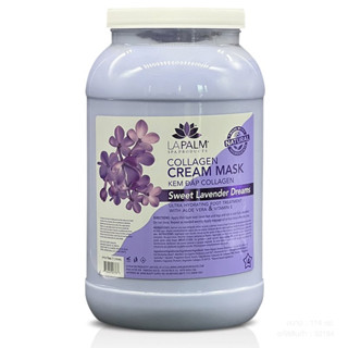 LA PALM COLLAGEN CREAM MASK SWEET LAVENDER DREAMS  3785 ML ของแท้!! / CREAM ครีมบำรุงผิวกาย