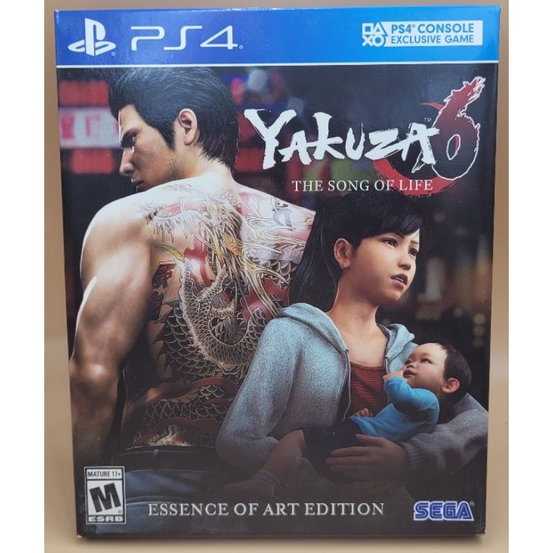 (มือสอง) มือ2 เกม ps4 : Yakuza​ 6​ The Song Of Life แผ่นสวย