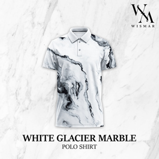 เสื้อโปโลลายหินอ่อน(กราเซียร์ ): Polo Glacier Marble (Short-Sleeve)