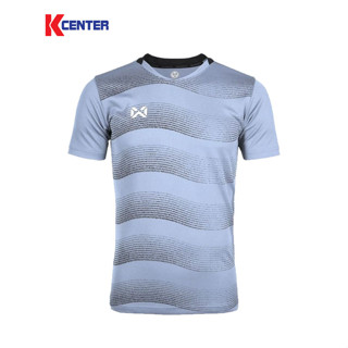 Warrix เสื้อกีฬาคอกลมแขนสั้นทอลายคลื่นสายน้ำ รุ่น WAVE TRAINING SHIRT (WA-224FBACL01)