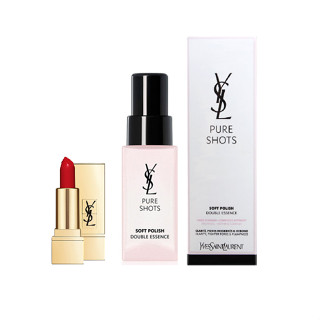 Set YSL Pure Shot Soft Polish  30 ml + Lip Rouge Pur Couture ป้ายคิงพาวเวอร์