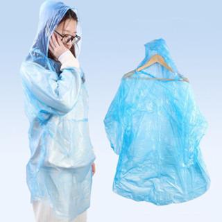 💦เสื้อกันฝน 💦พลาสติก แบบพกพา แบบหนา กันน้ํา สําหรับท่องเที่ย…