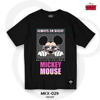 Power 7 Shop เสื้อยืดการ์ตูน มิกกี้เมาส์ ลิขสิทธ์แท้ DISNEY (MKX-029)