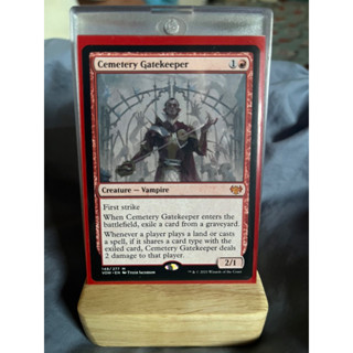 การ์ด MTG Cemetery Gatekeeper Red Magic the Gathering รุ่น VOW สภาพ Ex-Nm