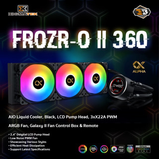 Frozr-O II 360 Intel:LGA1700,1200,115x,1366,2011, 2 066 AMD : AM5,AM4,AM3