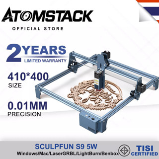  ATOMSTACK SCULPFUN S9 5W  เครื่องแกะสลัก เครื่องแกะสลักเลเซอร์  สามารถสลักพลาสติก ไม้  สแตนเลส Laser Engraver