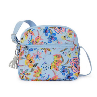 ส่งฟรีEMS  Kipling Keefe Crossbody Bag - Wild Flowers