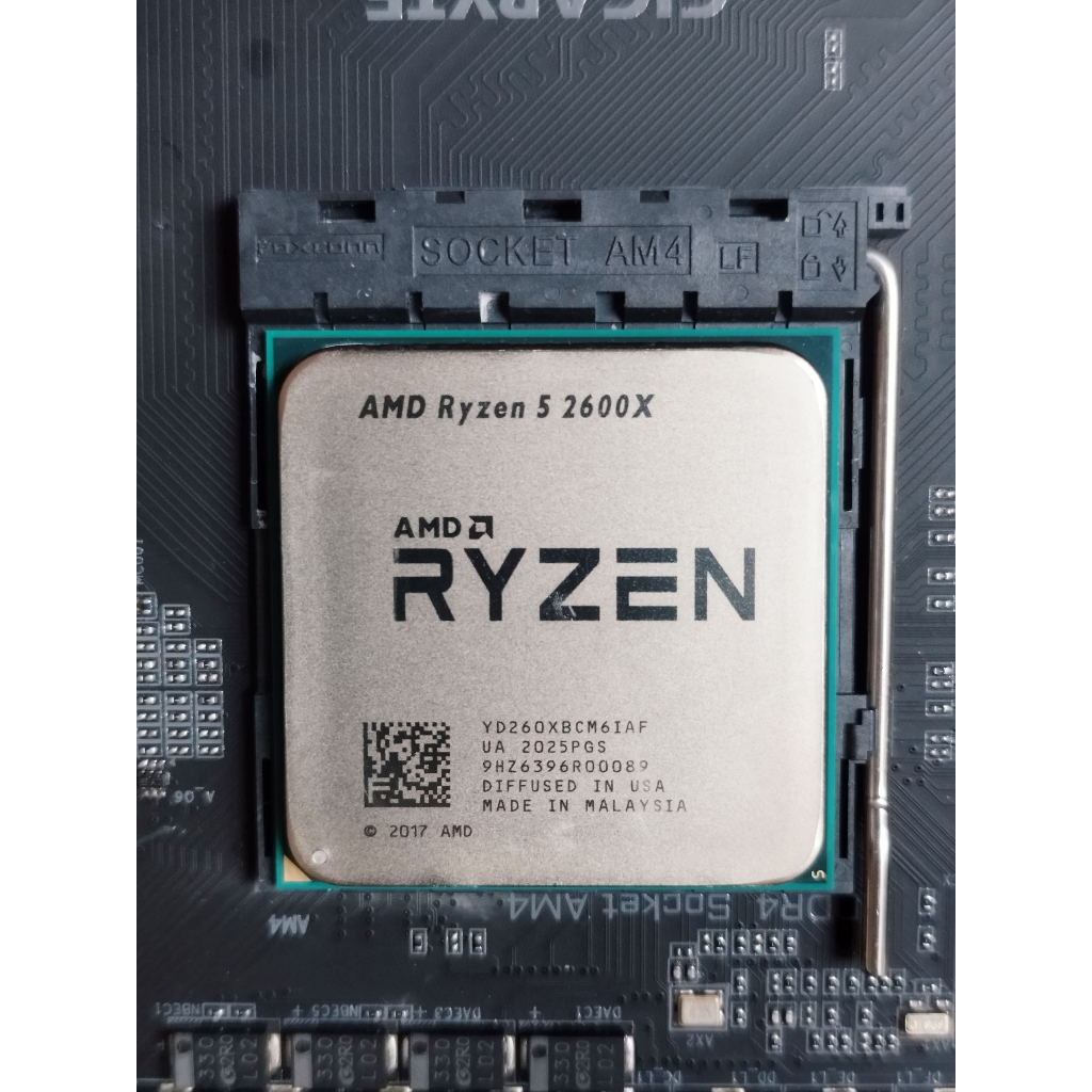 CPU(ซีพียู) AMD Ryzen 5 2600X 6Core 12Thread Max.4.2GHz Socket AM4 มือสอง มีรับประกัน