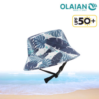 หมวกโต้คลื่นป้องกันรังสี UV รุ่น BST PLANT 100 (ลายใบไม้) OLAIAN