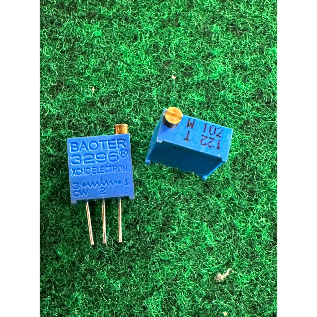 ตัวต้านทานปรับค่าได้ multiturn trimmer ทริมเมอร์ 1K , 2K , 5K , 10K , 20K , 50K , 100K , 200K , 1M , 500 Ohm แพ็ค 2 ตัว