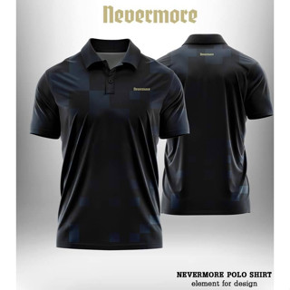 NEVERMORE POLOSHIRT 3D  ใส่ได้ทั้งชายและหญิง