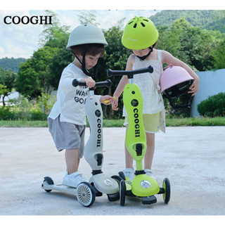 Cooghi Childrens Scooter สกู๊ตเตอร์เด็กสำหรัก1-5ขวด สกู๊ตเตอร์3ล้อมีไฟ Childrens Scooter TOP 1