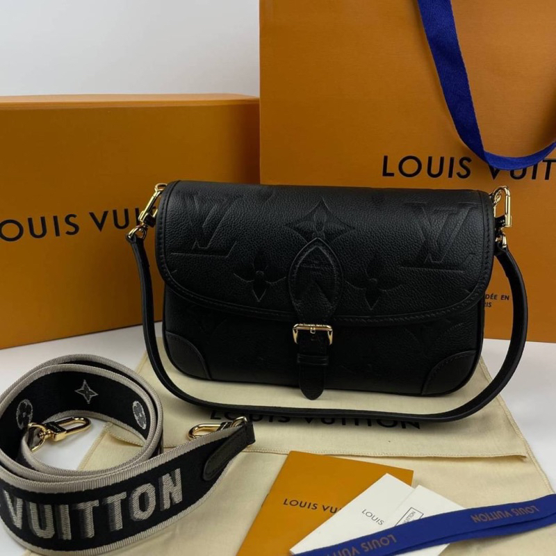 Louisvuitton diane blackleather