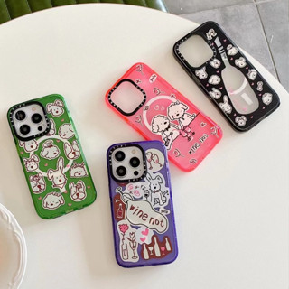 🎁ส่งของขวัญ🎁เคสไอโฟน 11 13 12 Pro Max ชาร์จแบบแม่เหล็ก casetify เคส for ไอโฟน14 pro max soft case Iphone