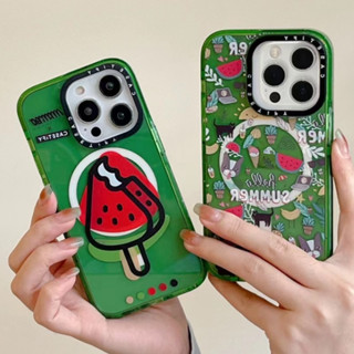 🎁ส่งของขวัญ🎁เคสไอโฟน 11 13 12 Pro Max casetify ชาร์จแบบแม่เหล็ก เคส for ไอโฟน14 pro max soft case Iphone