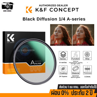 K&amp;F Black Mist 1/4 A-series, Anti-reflective green coating