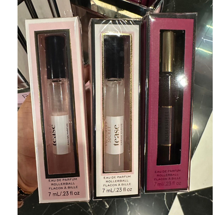 ของแท้ Shopไทย/พร้อมส่ง Victoria's Secret Eau de Parfum Rollerball 7ml. วิคตอเรีย ซีเคร็ท น้ำหอมพกพาแบบลูกกลิ้ง