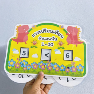 เปรียบเทียบจำนวนนับ 1-10