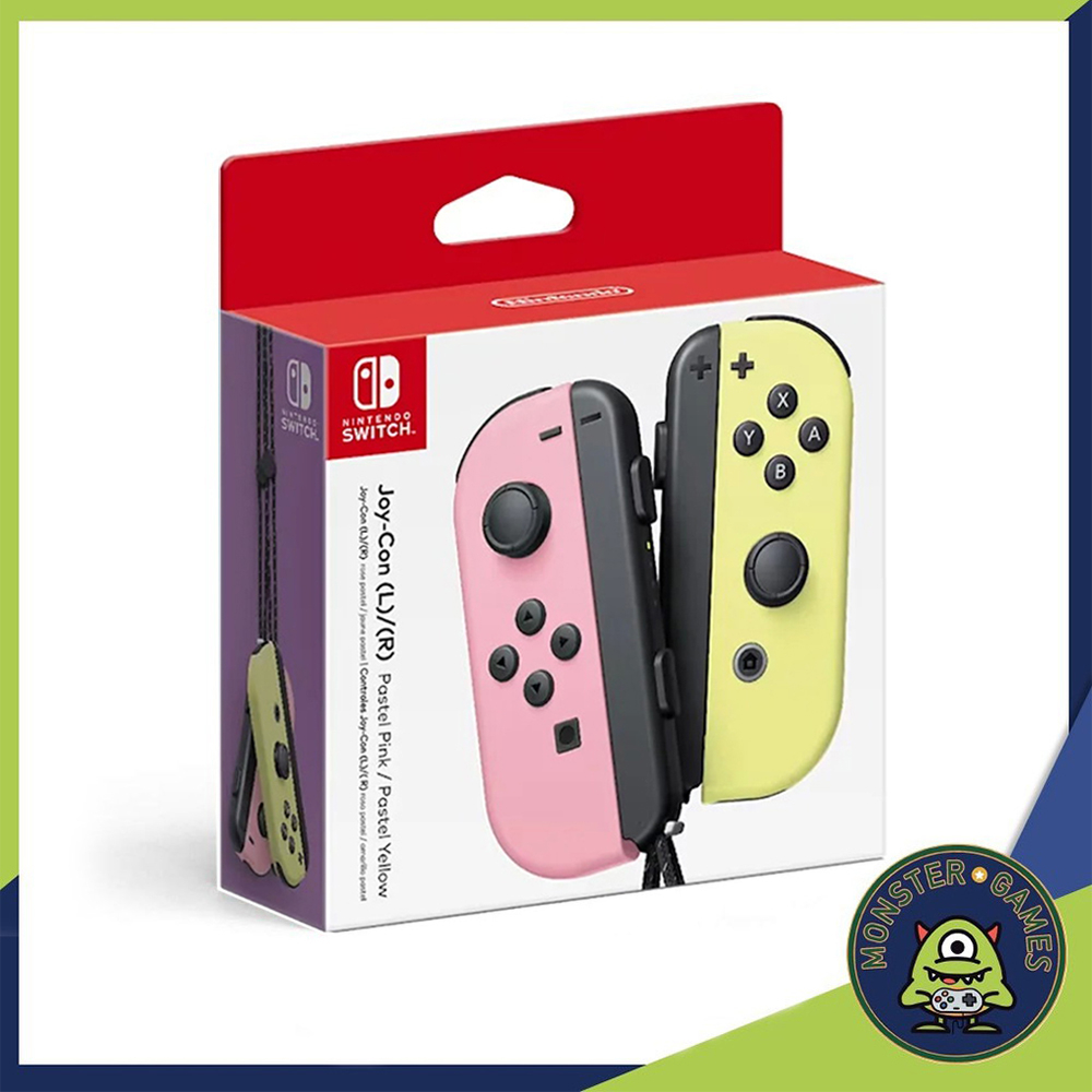 Joy-Con Pastel Pink / Pastel Yellow Nintendo Switch (Joy-Con Nintendo Switch)(จอยcon Switch)(จอยคอน 