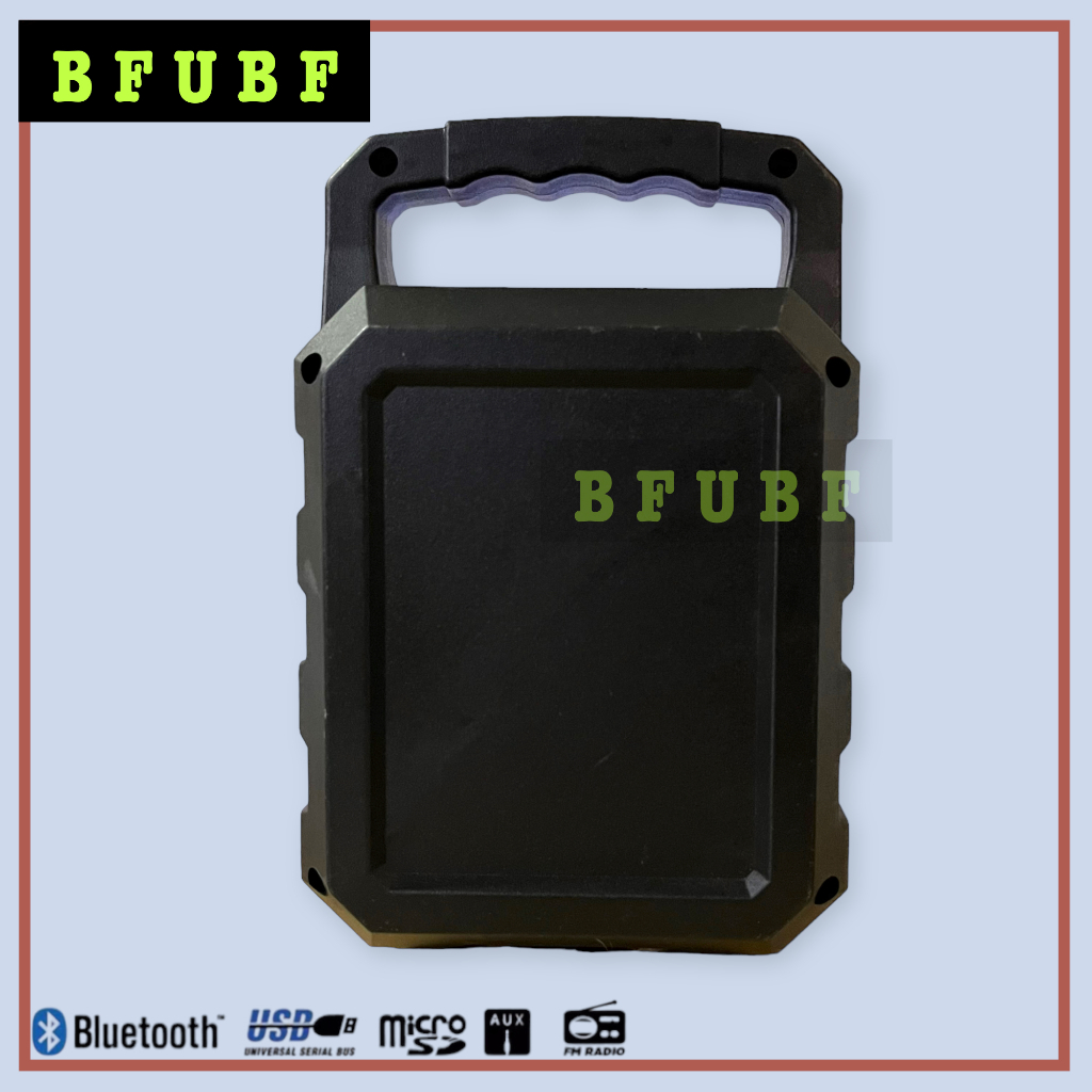 ลำโพง Bluetooth ไร้สาย, ซับวูฟเฟอร์ (รองรับไมโครโฟน, บลูทู ธ , USB, การ์ด TF, วิทยุFM,แสดงแบตเตอรี่，AUXอินพุตเสียง) ลำโพ ราคา ถูกที่สุด ดีลบีเคเค แกลเลอรีภาพที่ 4