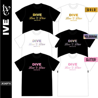 ♠️IVE DIVE t-shirt | Hologram💿 Gold🏅Glitter💗