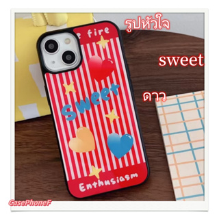 ✨ส่งของขวัญ✨เคส for iPhone 11 14 Pro Max Case for iPhone 12 13 ป้องกันการตก การป้องกัน sweet ดาว รูปหัวใจ การ์ตูน