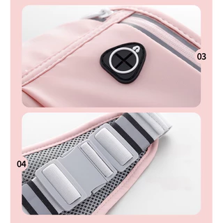 OUDU 01 กระเป๋าวิ่ง กระเป๋าคาดเอวออกกำลังกาย ใส่โทรศัพท์มือถือ กันน้ำได้ ใส่กุญแจ ของอื่นๆ