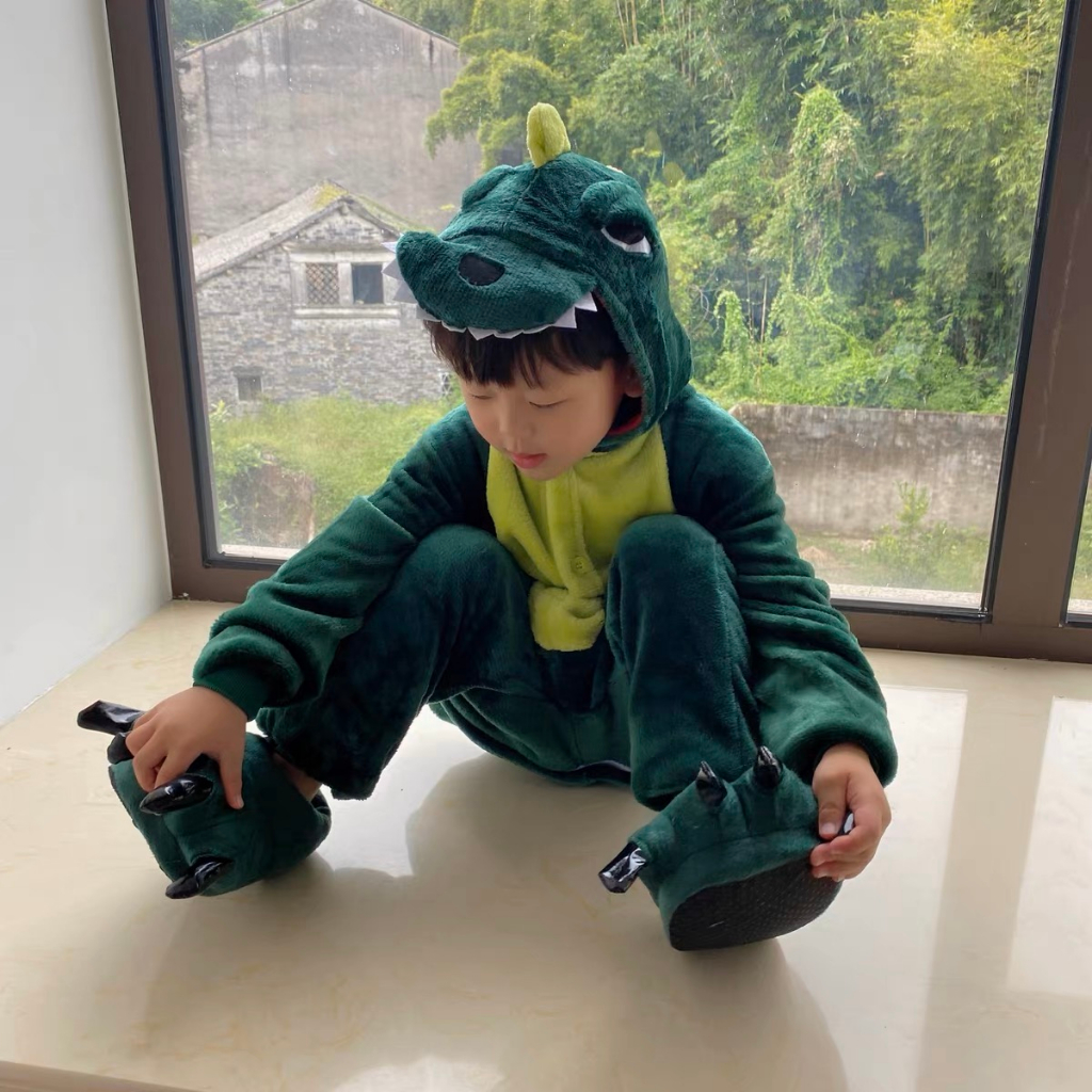 CODส่งจากไทยมีเก็บเงินปลายทางชุดแฟนซีเด็ก ชุดมาสคอต ชุดการแสดง ชุดแฟนซี ชุดไดโนเสาร์ชุดก็อตจิชุดไดโนเสาร์เด็ก - รูปที่ 3