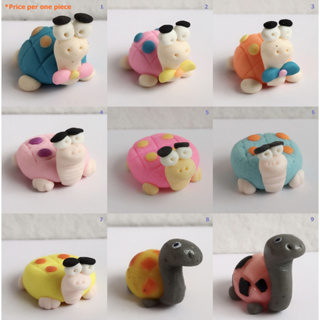 ตุ๊กตาสัตว์น่ารักปั้นจากดินสำหรับทุกวัย Delightful Animal Dolls Crafted from Clay for All Ages #2 - Turtle