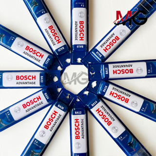 ของเเท้🔥ใบปัดน้ำฝน BOSCH แท้ รุ่น Advantage ขนาด 12-26 นิ้ว ติดตั้งง่าย ปัดสะอาด มาตฐานเยอรมัน(เดี่ยว+คู่)