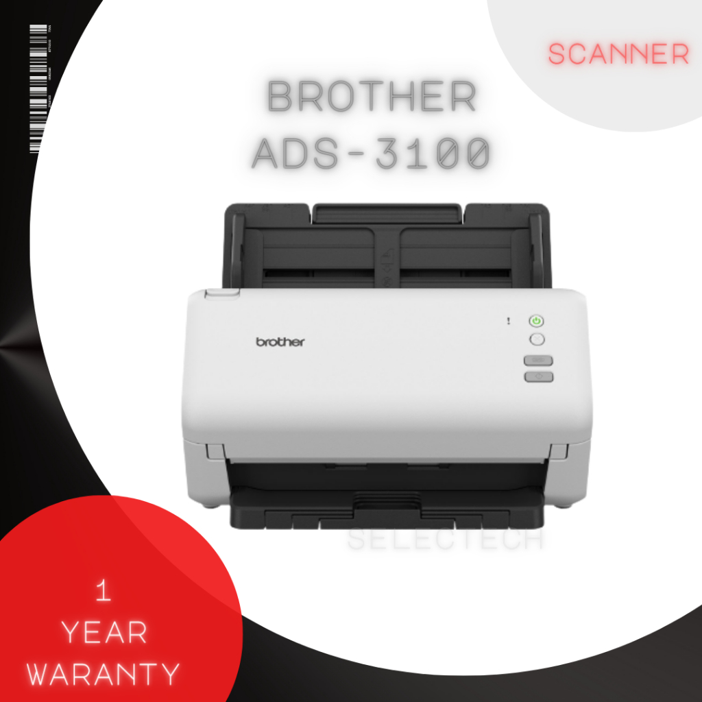Brother ADS-3100 Desktop document Scanner เครื่องสแกนเอกสาร สแกนเนอร์