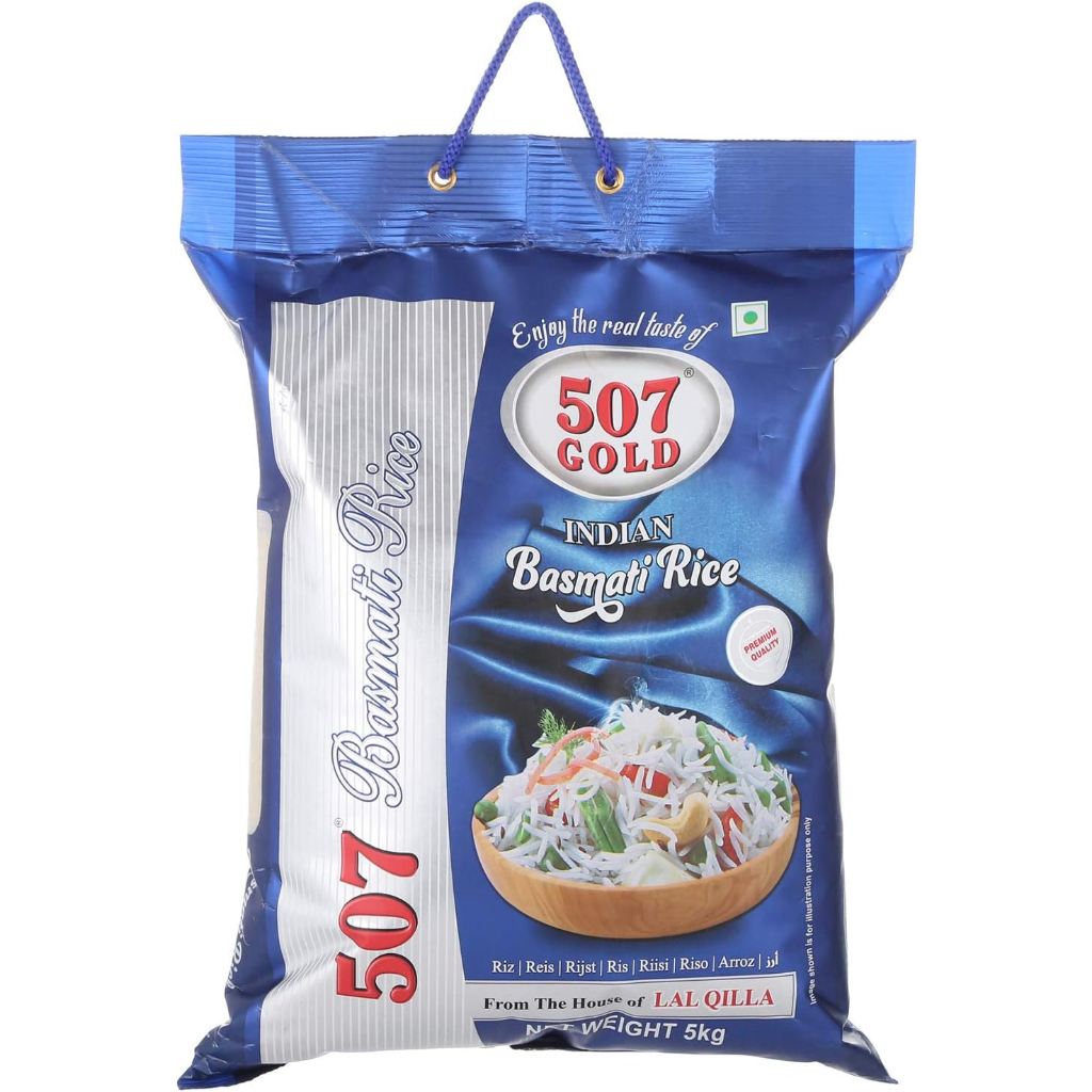 ข้าวบาสมาติ อินเดีย Lal Qilla 507 Basmati Rice 1kg /5 Kg