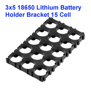 3x5 Section 18650 Lithium Cell Battery Holder Bracket for DIY Battery Pack