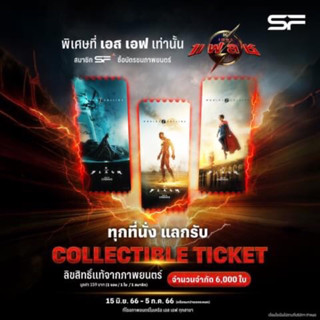 The Flash Collectible Ticket ตั๋วสะสม เดอะแฟลช