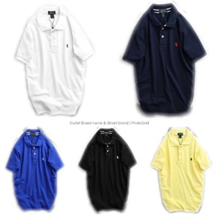 เสื้อโปโล POLO Ralph Lauren Polo-Shirt Men ผู้ชาย โลโก้ปักแท้💯 ส่งฟรี