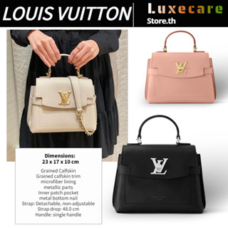 หลุยส์วิตตอง👜Louis Vuitton LOCKME EVER MINI สุภาพสตรี/กระเป๋าสะพายไหล่/กระเป๋าร่อซู้ล/กระเป๋าถือ