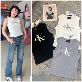 💫New💫(พร้อมส่ง)CK Tank Topเสื้อกล้ามครอป