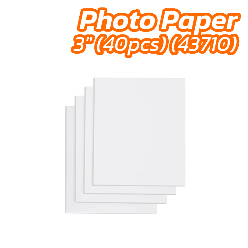 Xiaomi Mi Photo Paper (40pcs) for Xiaomi Instant Photo 1S Printer ฟิล์มกระดาษ ของแท้ [มีให้เลือก 2 ขนาด]