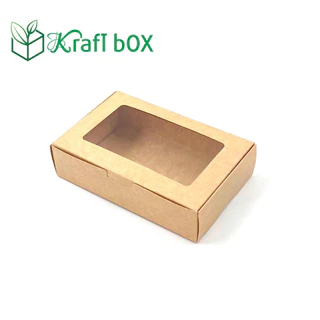 กล่องบราวนี่ กล่องขนม มีหน้าต่าง มี 3 ขนาด (20 ใบ/แพค)