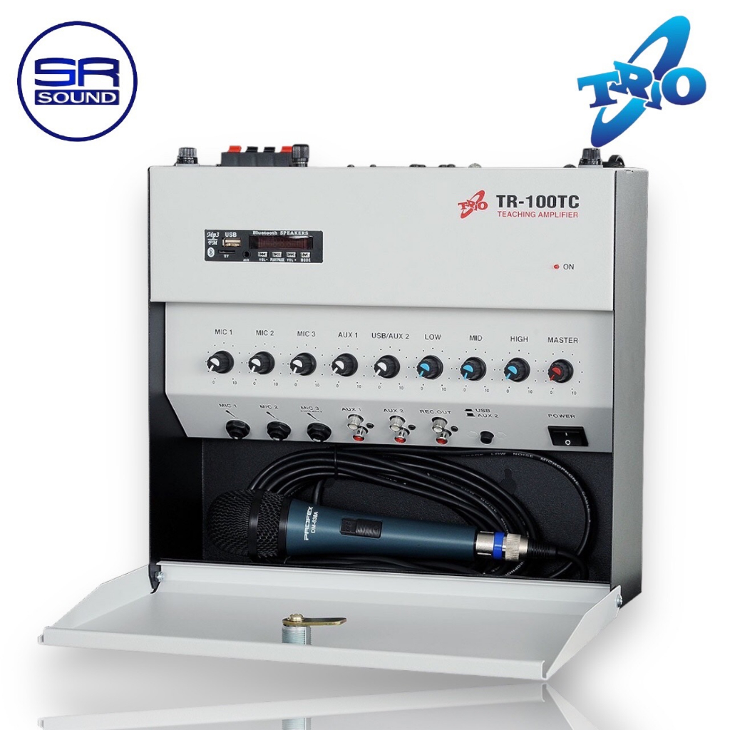 ฟรีค่าส่ง TRIO TR-100TC เครื่องขยายเสียงสำหรับห้องเรียน 50 W TR 100TC  TR100TC  (สินค้าใหม่ ประกันศูนย์ไทย/ มีหน้าร้าน)