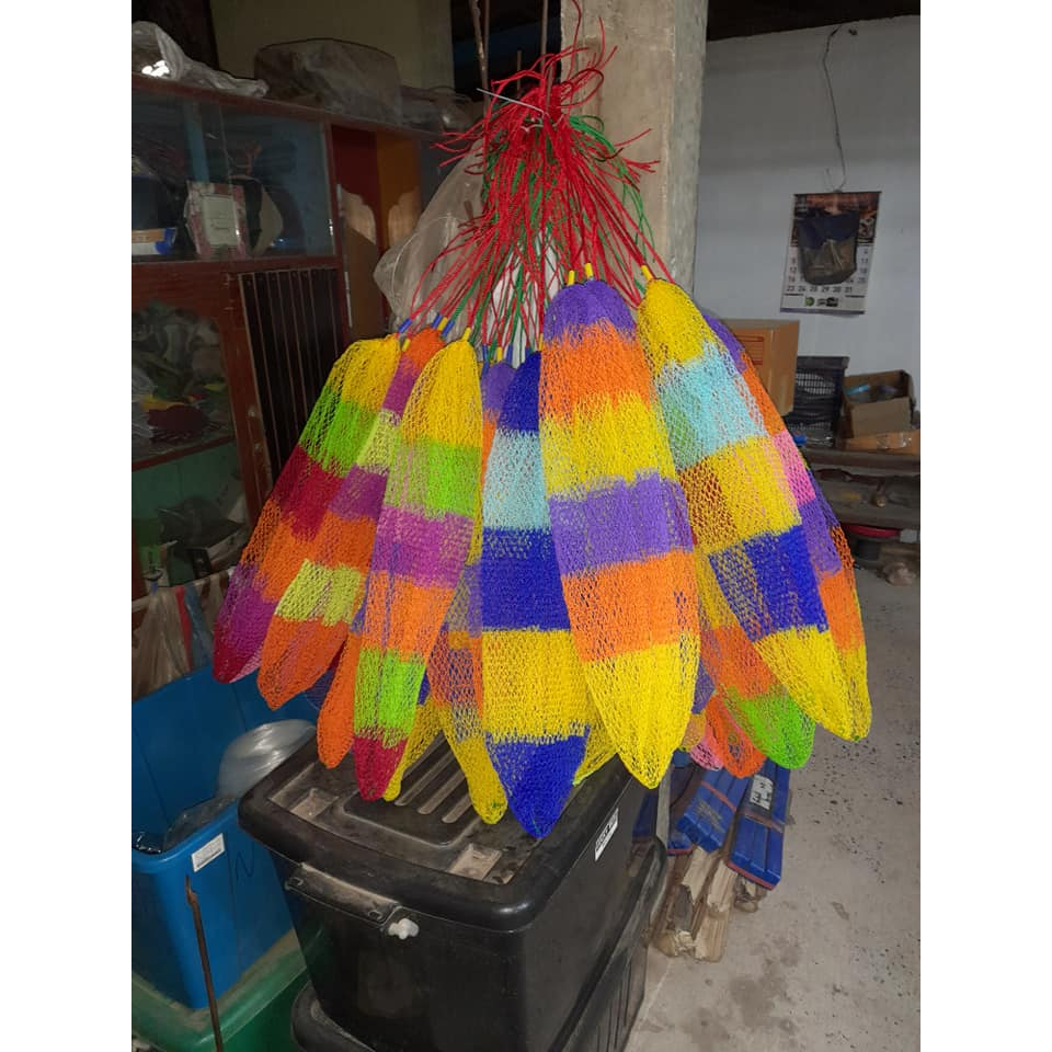 ถุงตาข่าย​ ใส่ปลา​ ใส่กบ​ ถุงถัก ใส่หอย ถุงสาระพัดประโยชน์ พร้อมส่งครับ