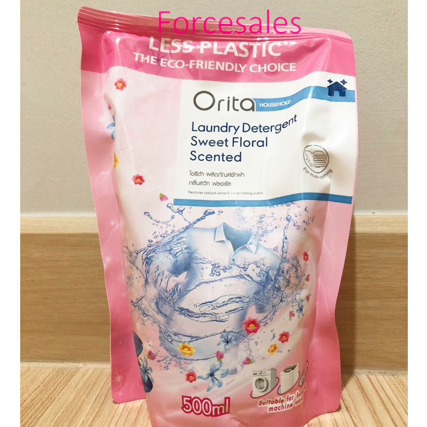 Orita ผลิตภัณฑ์ซักผ้า  กลิ่น sweet floral 500 ml