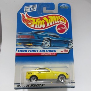 รถเหล็ก Hotwheels MERCEDES SLK 1998 FIRST EDITIONS (ib19)