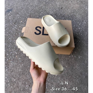 อ า ดิ ด า ส YZy slide รองเท้าแตะแบบสวม  (งาน ไฮ1:1) **มีเก็บปลายทาง**