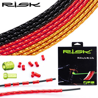 ปลอกสาย Alloy SuperLite RISK ดำ ทอง แดง