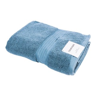 Calvin Klein คาลวินไคลน์ ผ้าขนหนูเช็ดตัว สีน้ำเงิน ขนาด 76x147ซม. ผ้าคอตตอน100% ผ้าขนหนู ผ้าเช็ดตัว