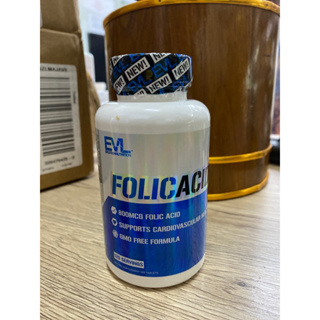 EVL Folic Acid 800 mcg กระปุก 120 เม็ด ดูแลสุขภาพเลือด