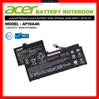 แบตโน๊ตบุ๊ค ACER แท้ Battery ACER AP16A4K SWIFT 1 SF113-31 แบตเตอรี่โน๊ตบุ๊คแท้ เอเซอร์