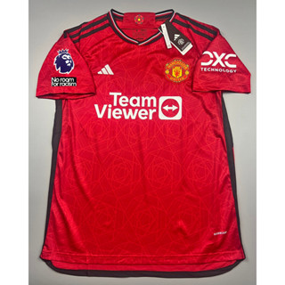 เสื้อบอล แฟนบอล แมนยู เหย้า 2023-24 Man U Home อาร์มพรีเมียร์ลีค