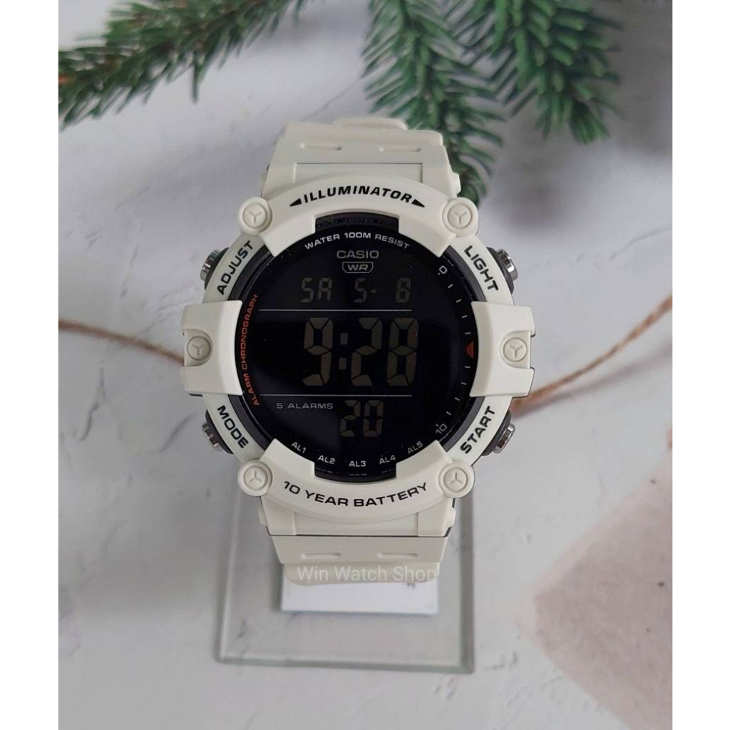 นาฬิกา Casioแท้ รุ่น AE-1500WH และ AE-1500WHX  นาฬิกาผู้ชาย สายเรซิ่น สไตล์สมาร์ทวอช -ของแท้ 100% รับประกันสินค้า 1 ปี
